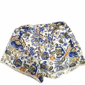 Vanilla Bay Multicolor Floral Pom Pom Shorts Small